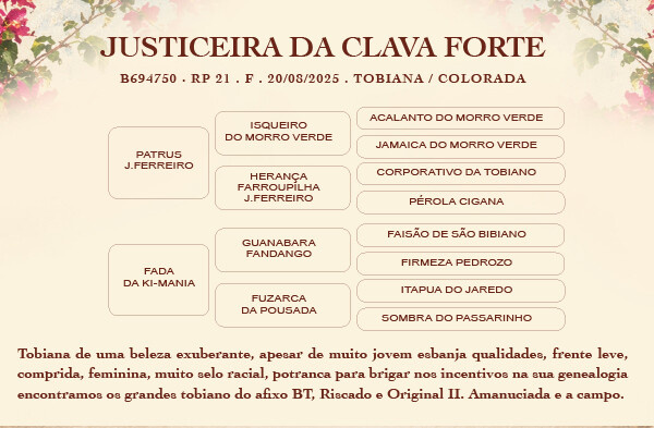 Geração JUSTICEIRA DA CLAVA FORTE