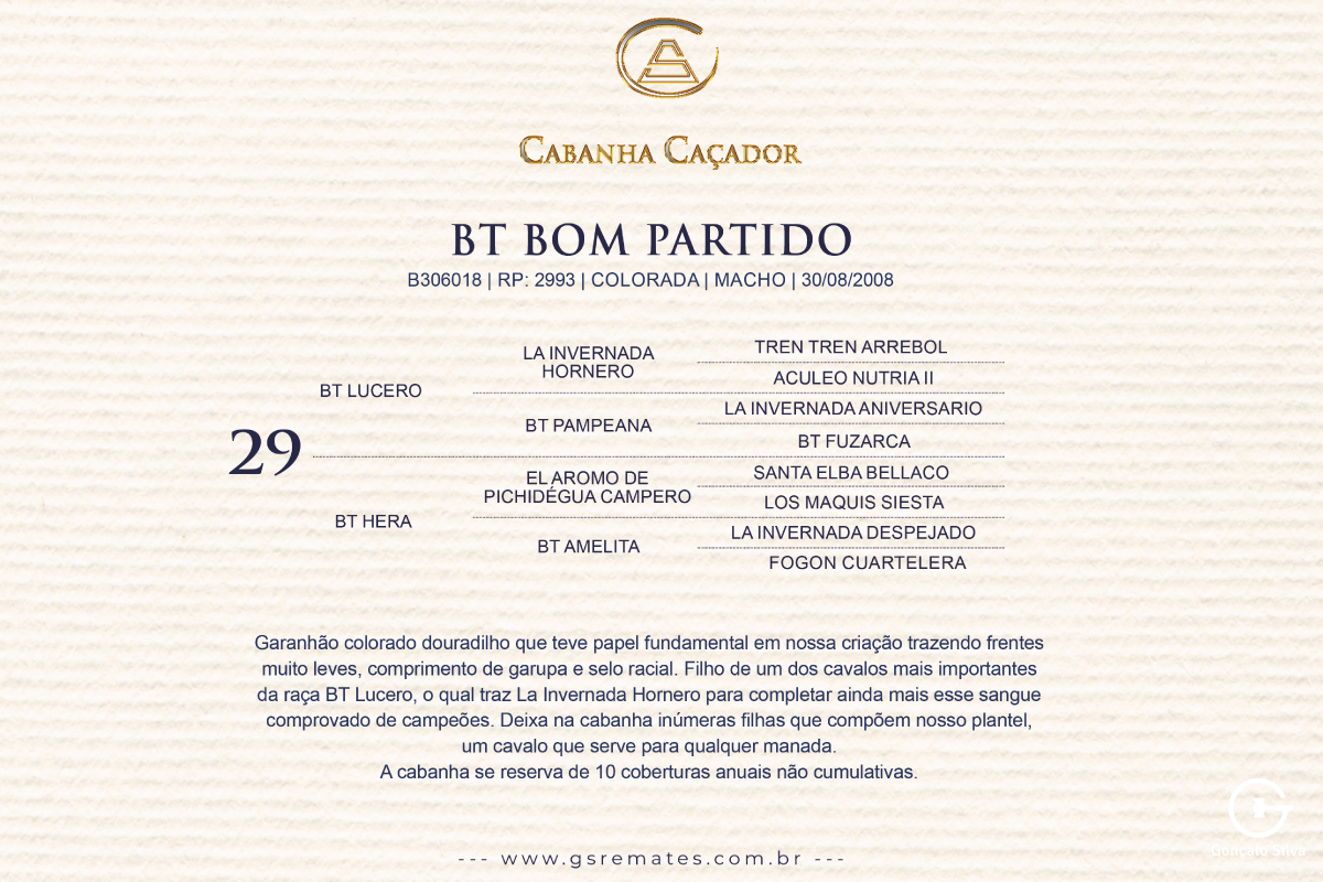 Geração BT BOM PARTIDO 