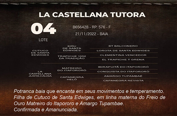 Geração LA CASTELLANA TUTORA