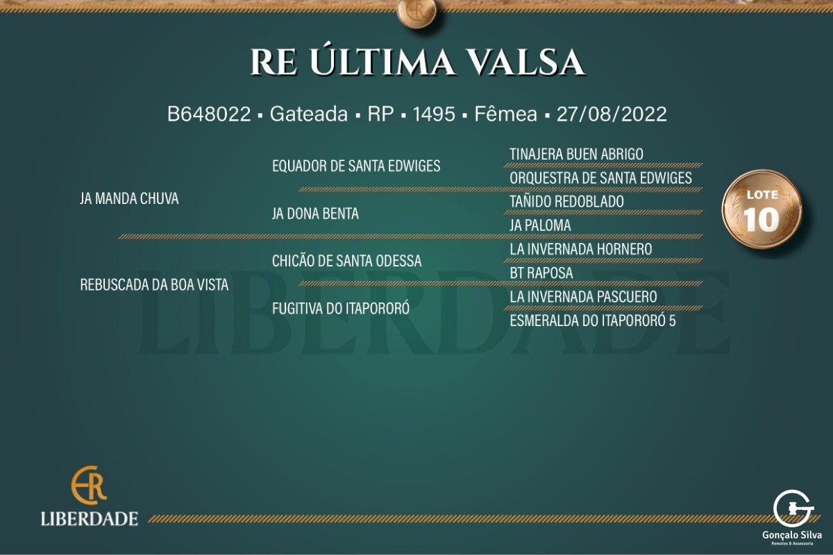 Geração RE ÚLTIMA VALSA