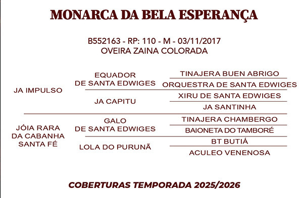 Geração MONARCA DA BELA ESPERANÇA 