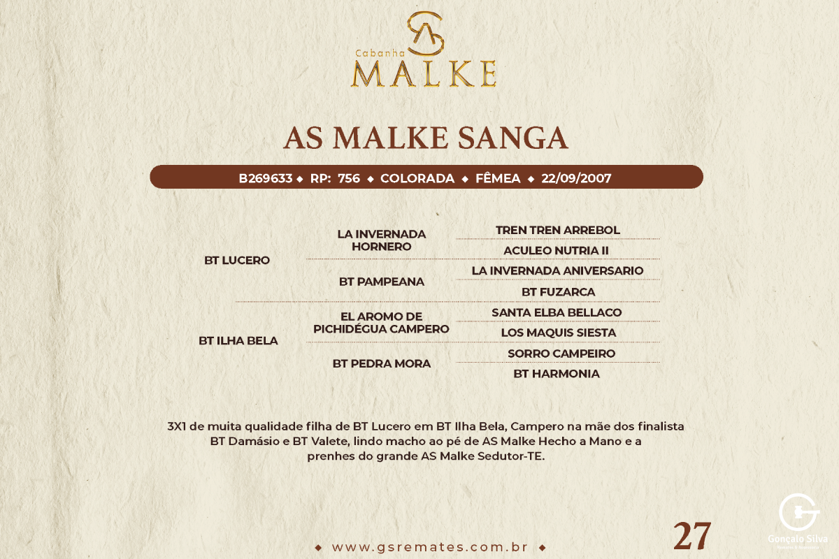 Geração AS MALKE SANGA