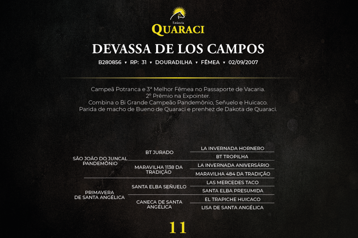 Geração DEVASSA DE LOS CAMPOS