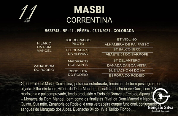 Geração MASBI CORRENTINA
