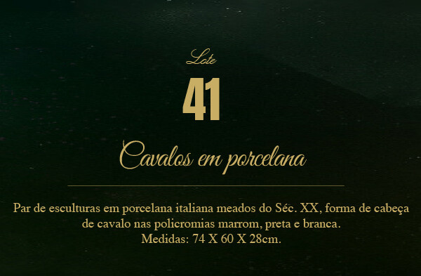 Geração CAVALOS EM PORCELANA