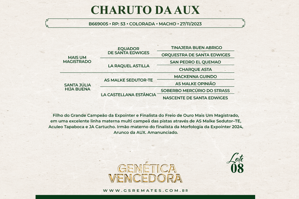 Geração CHARUTO DA AUX