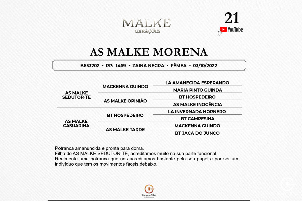 Geração AS MALKE MORENA