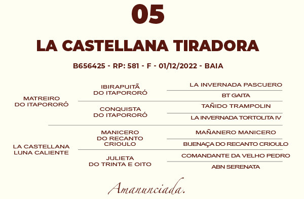 Geração LA CASTELLANA TIRADORA