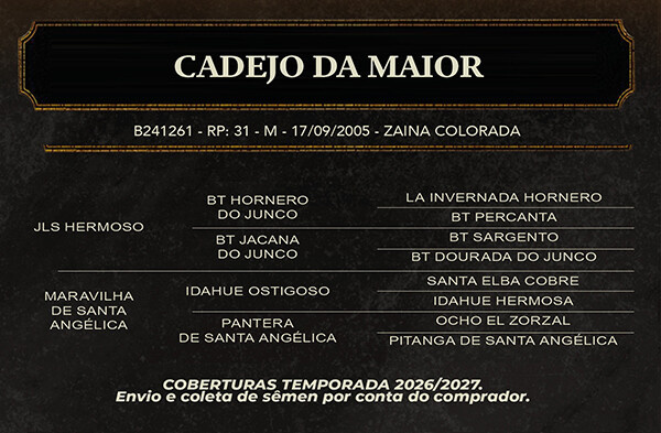 Geração CADEJO DA MAIOR 