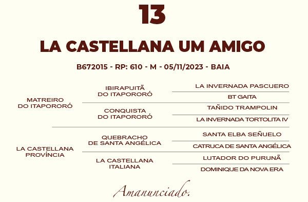 Geração LA CASTELLANA UM AMIGO