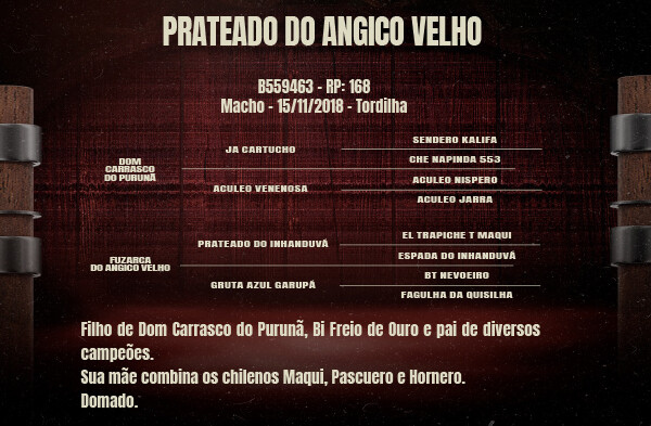 Geração PRATEADO DO ANGICO VELHO