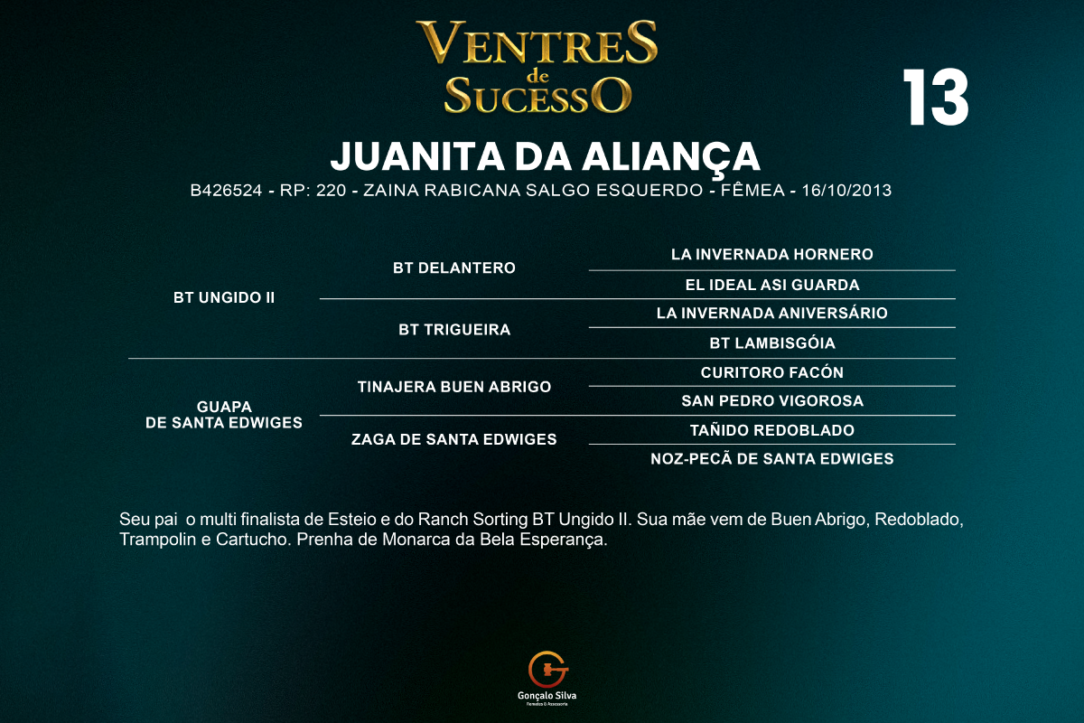 Geração JUANITA DA ALIANÇA 