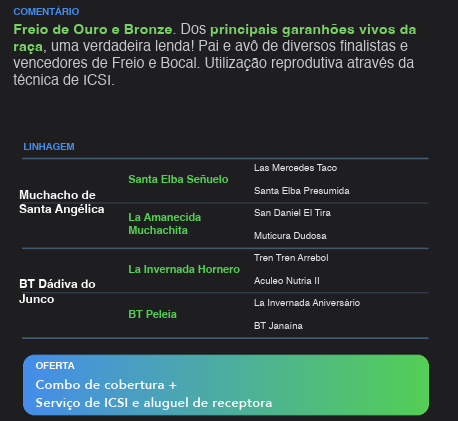 Geração GANADERO DA HARMONIA