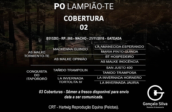 Geração PO LAMPIÃO - COBERTURA