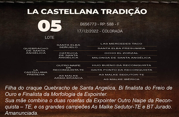 Geração LA CASTELLANA TRADIÇÃO