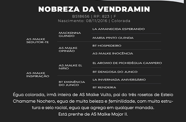 Geração NOBREZA DA VENDRAMIN