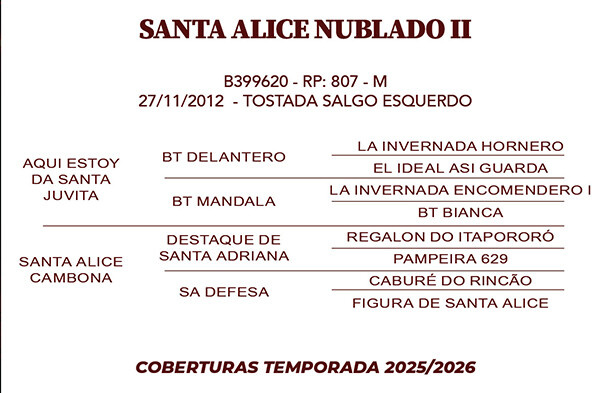 Geração SANTA ALICE NUBLADO II