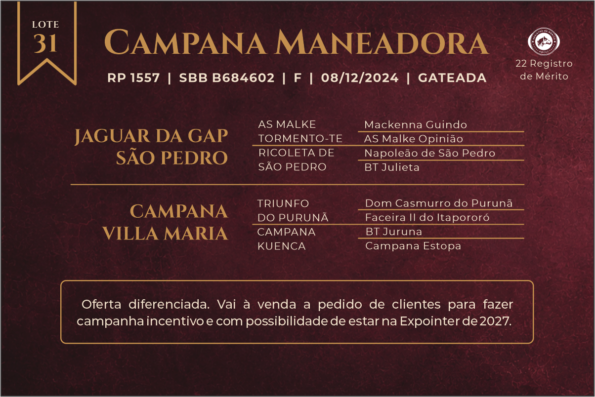 Geração CAMPANA MANEADORA