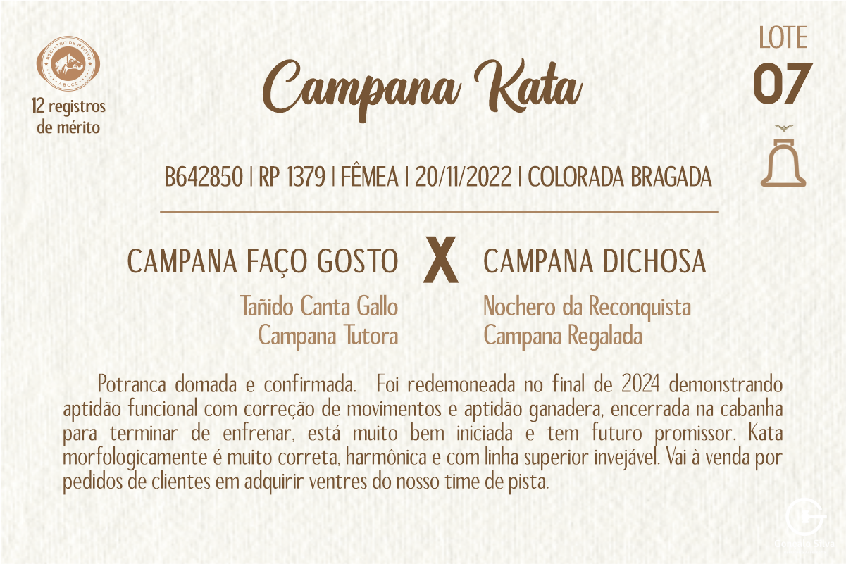 Geração CAMPANA KATA