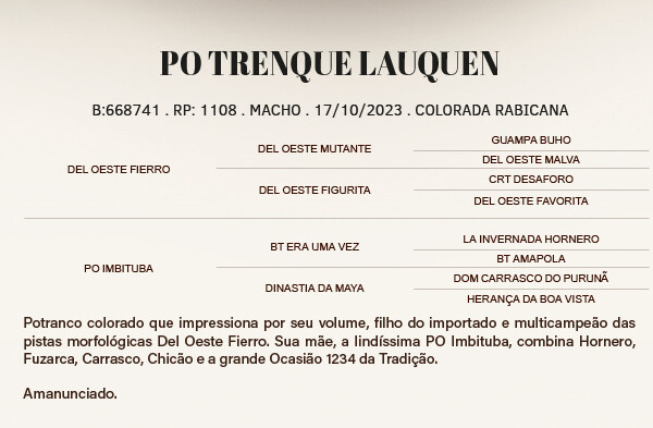 Geração PO TRENQUE LAUQUEN 