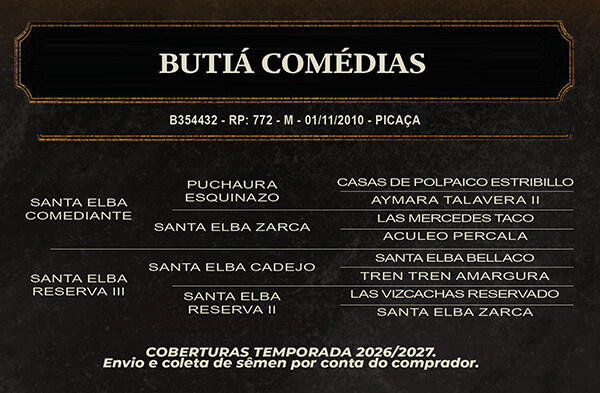 Geração BUTIA COMEDIAS 