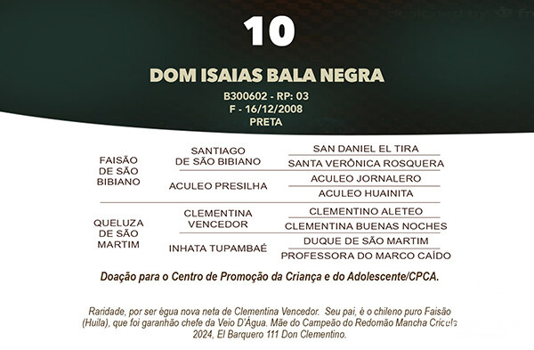 Geração DON ISAIAS BALA NEGRA