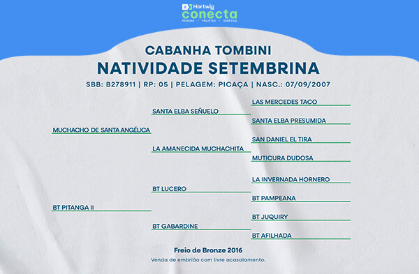 Geração NATIVIDADE SETEMBRINA - (ELEIÇÃO DE EMBRIÃO)