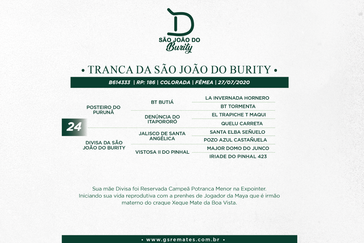 Geração TRANCA DA SÃO JOÃO DO BURITY