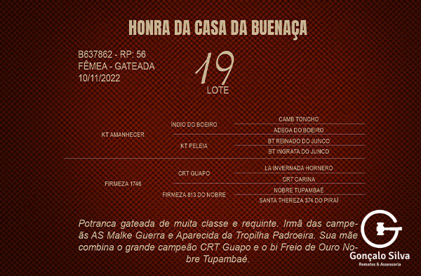 Geração HONRA DA CASA DA BUENAÇA