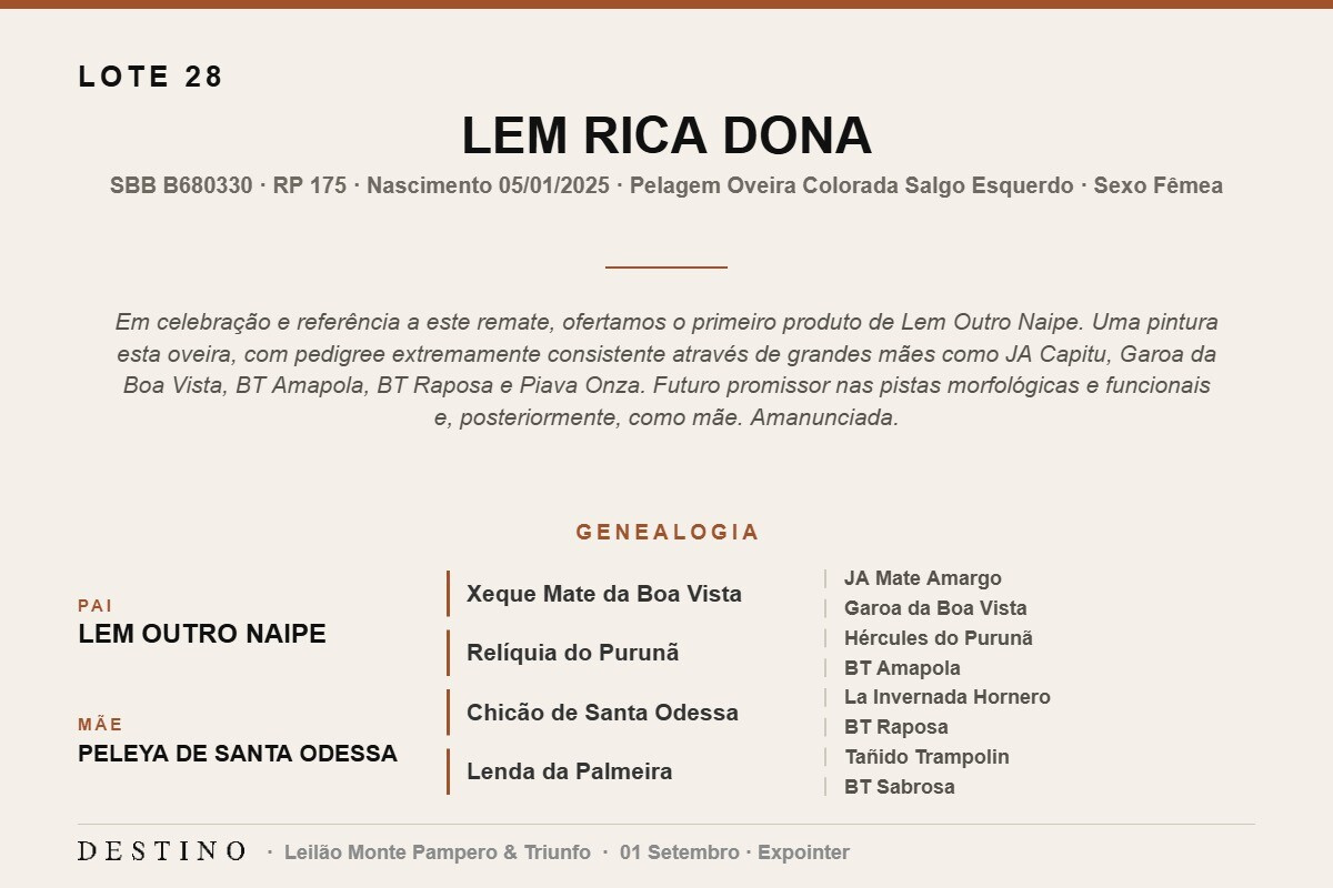 Geração LEM RICA DONA