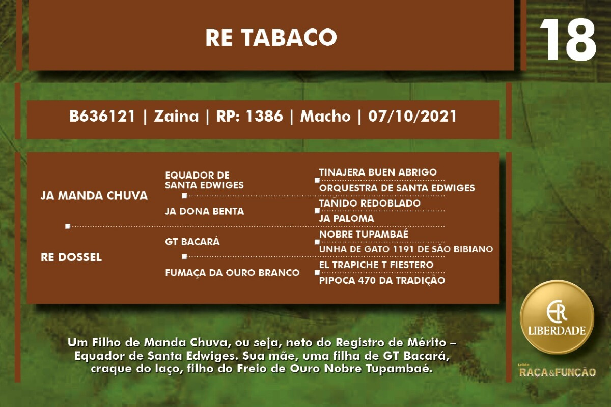 Geração RE TABACO