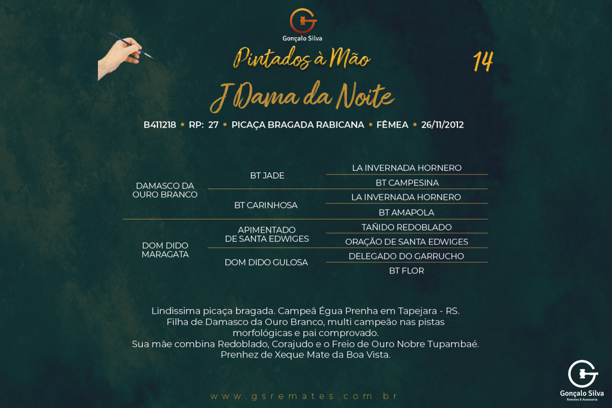Geração J DAMA DA NOITE