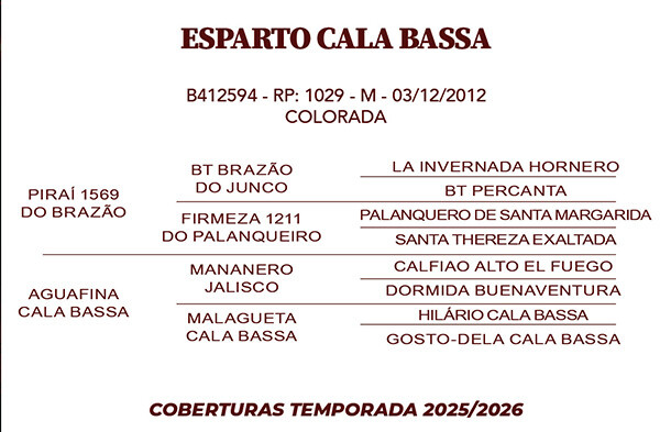 Geração ESPARTO CALA BASSA