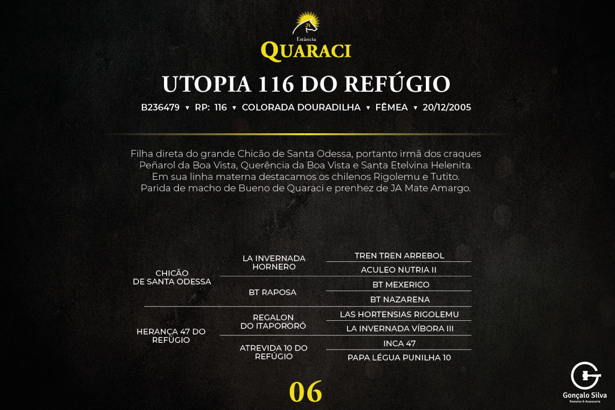 Geração UTOPIA 116 DO REFÚGIO