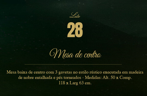 Geração MESA DE CENTRO