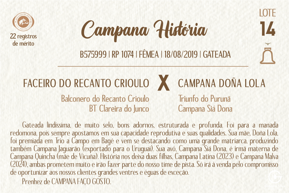 Geração CAMPANA HISTORIA