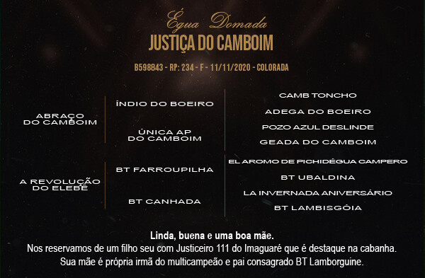 Geração JUSTIÇA DO CAMBOIM