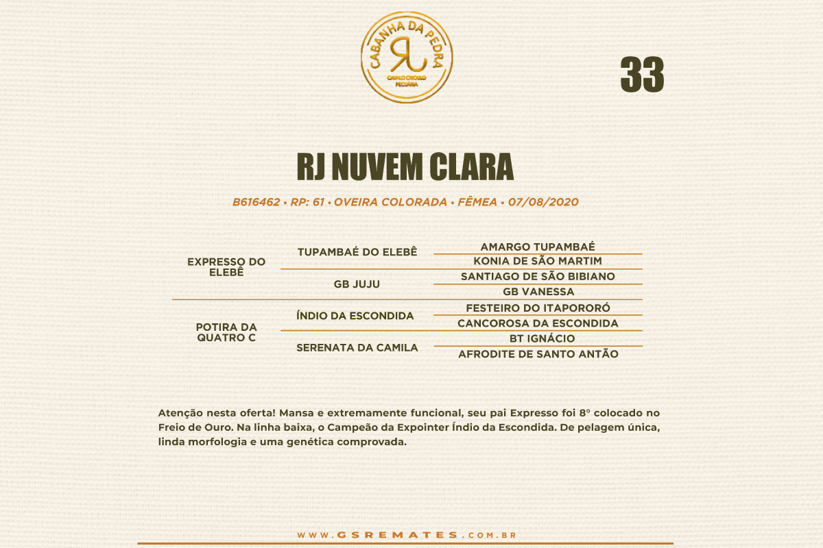 Geração RJ NUVEM CLARA