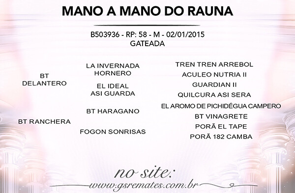 Geração MANO A MANO DO RAUNA