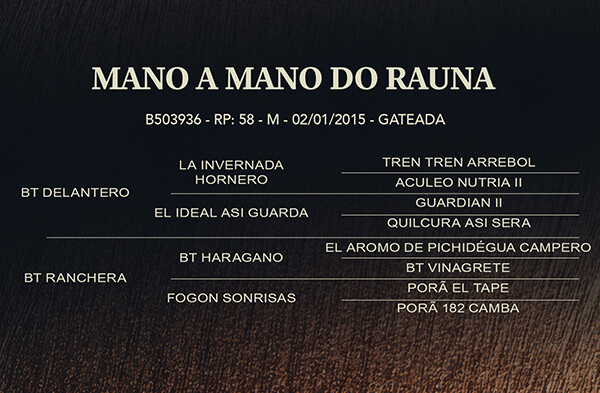 Geração MANO A MANO DO RAUNA