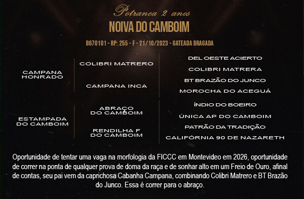 Geração NOIVA DO CAMBOIM