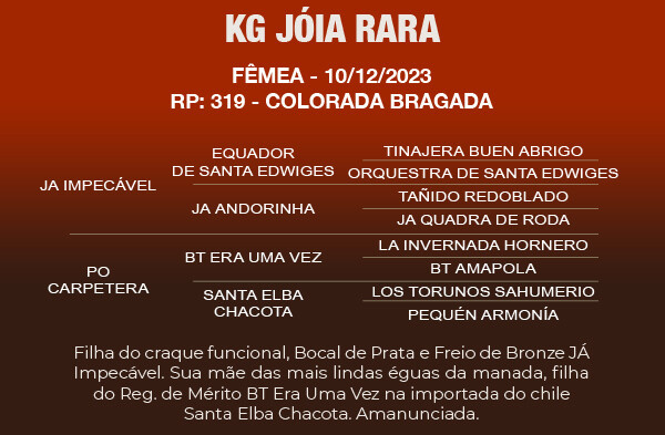 Geração KG JÓIA RARA