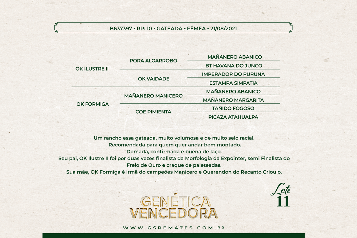 Geração ANA BELA DA AUX