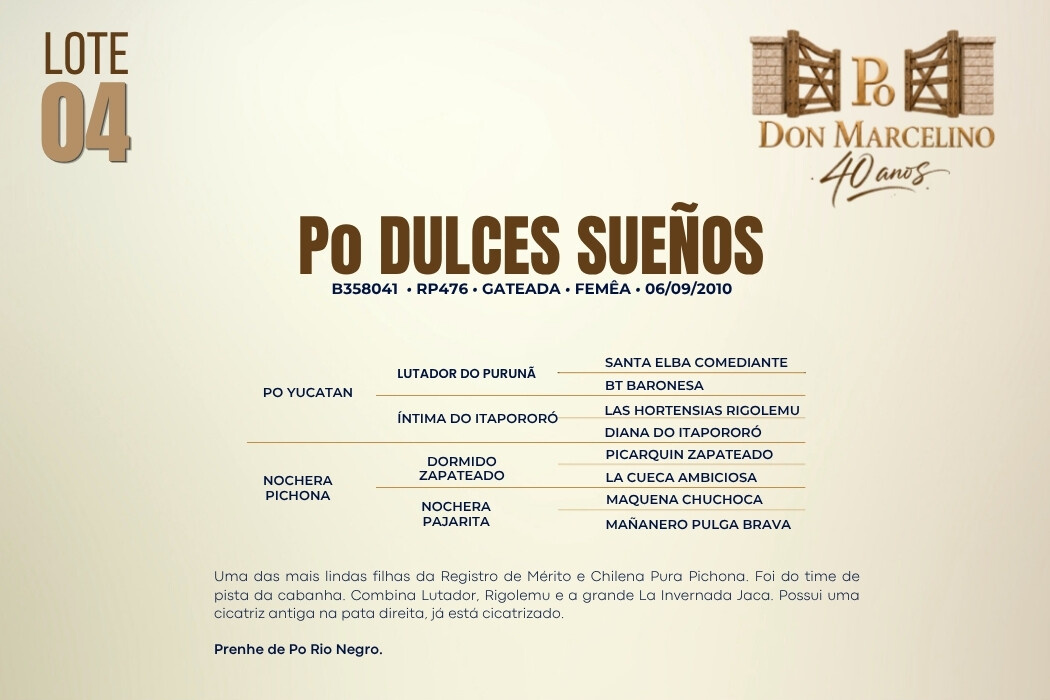 Geração PO DULCES SUEÑOS