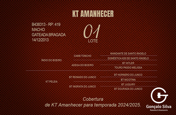 Geração KT AMANHECER - COBERTURA