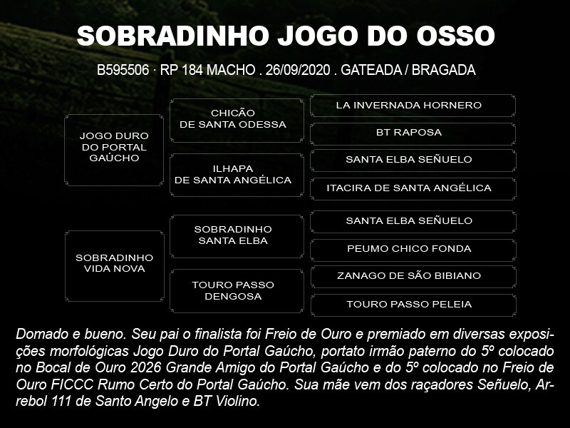 Geração SOBRADINHO JOGO DO OSSO
