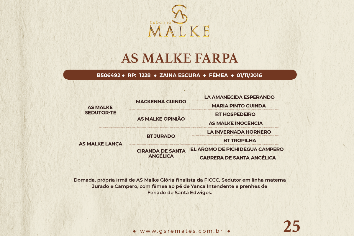 Geração AS MALKE FARPA