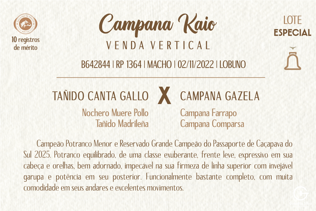 Geração CAMPANA KAIO