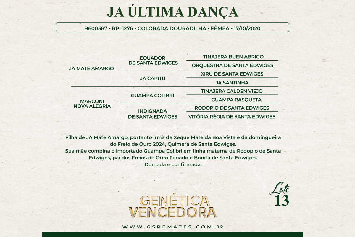 Geração JA ULTIMA DANÇA