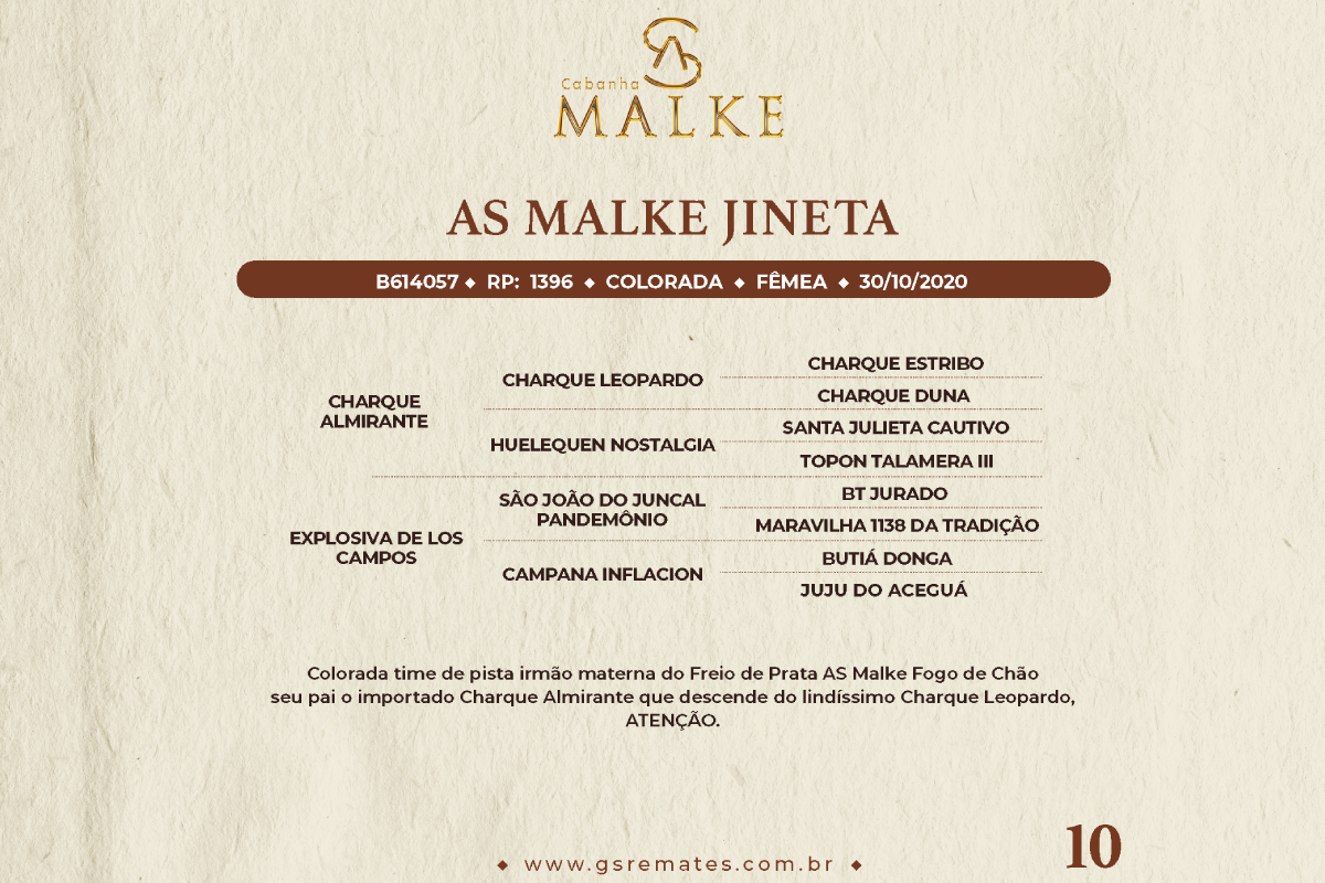 Geração AS MALKE JINETA